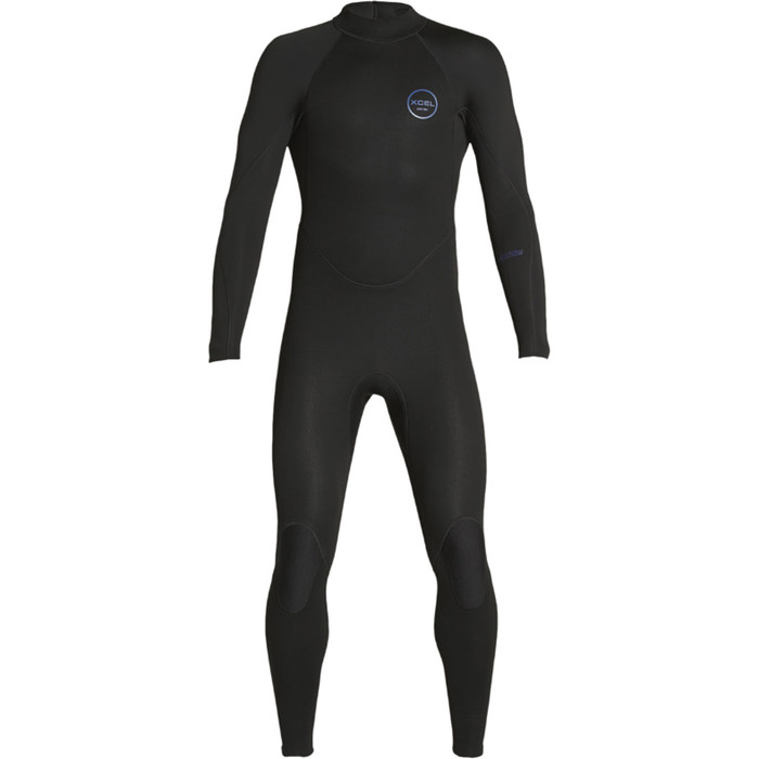 Xcel Axis 3/2mm Back-Zip Men's Fullsuit Wetsuit - Black